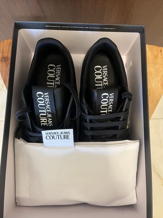 Кожени сникерси VERSACE J.COUTURE