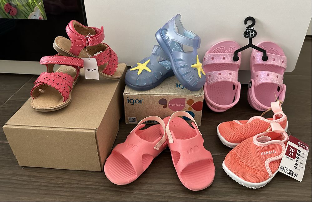 Детски обувки нови 20-22 номер Next Igor Crocs Decathlon