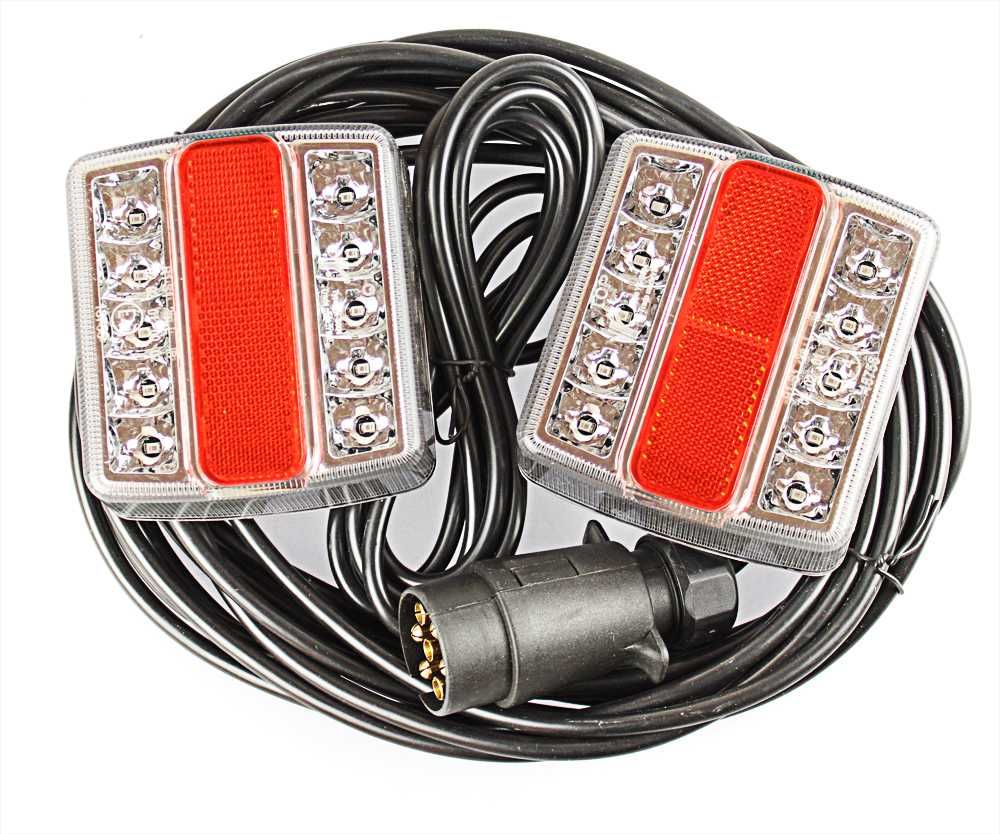 LED диодни стопове с магнит и окабеляване за ремаркета , платформи МПС