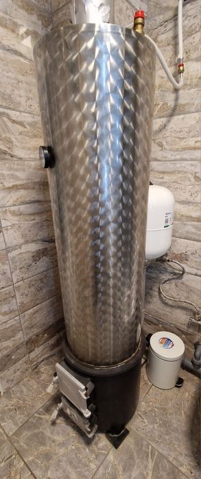 Boiler pe lemne din inox
