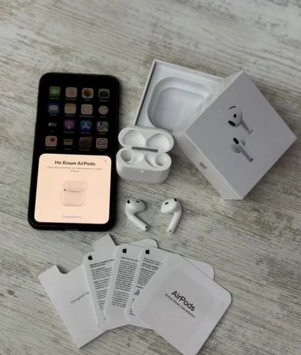 Airpods 4 Аирподс Арподс Эрподс Эйрподс 4 3 Pro 2 с шумоподавлением