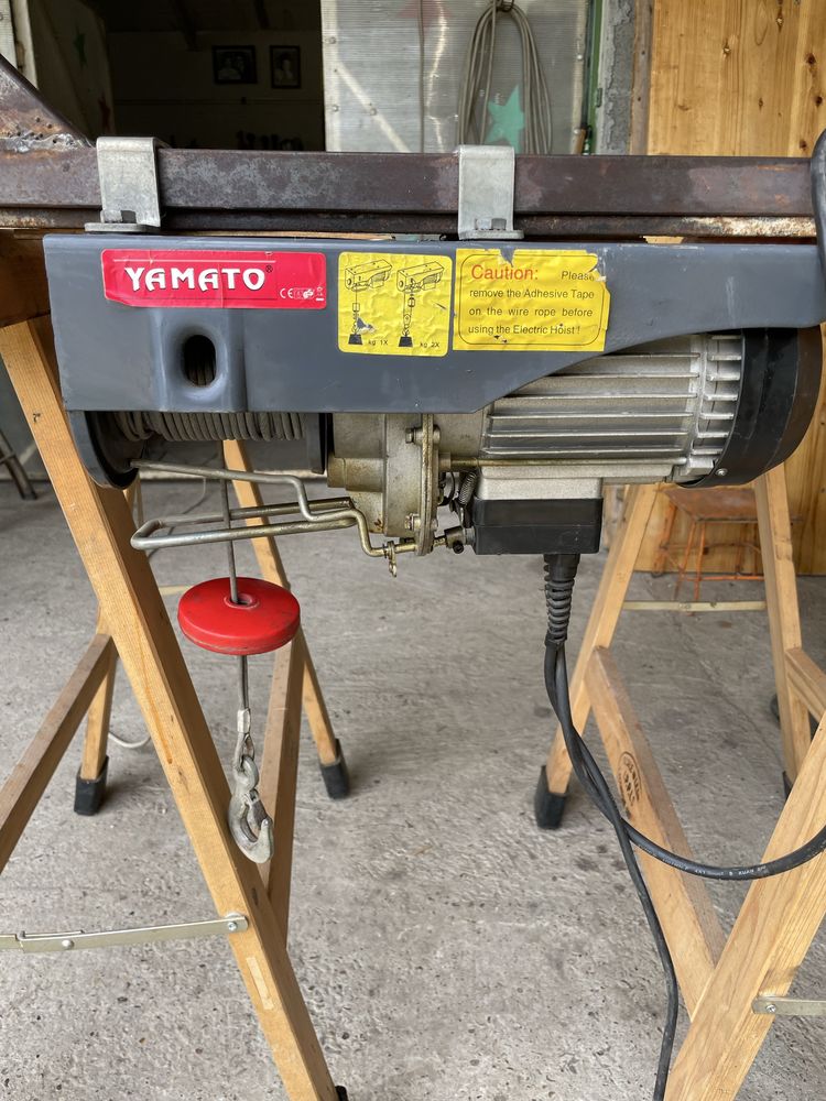Palan electric Yamato 500 cu suport metalic inclus, 900W