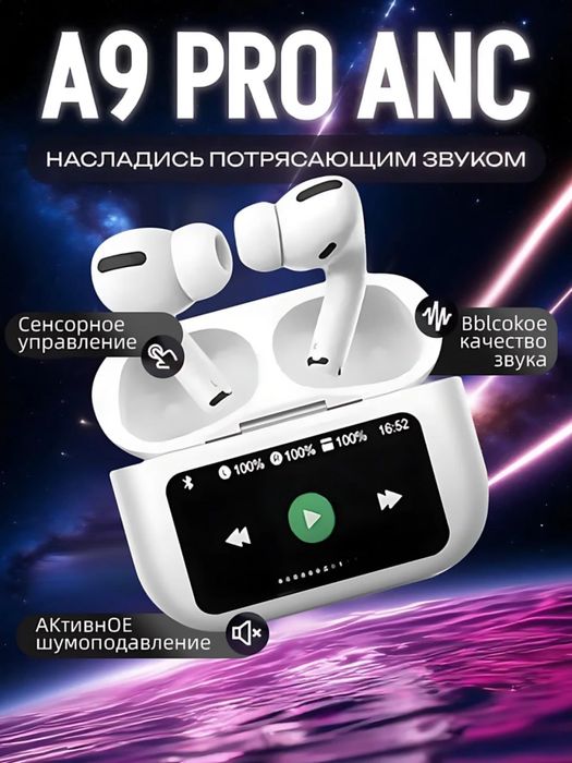 A9 Pro ANC Naushniklari sifati yahwi