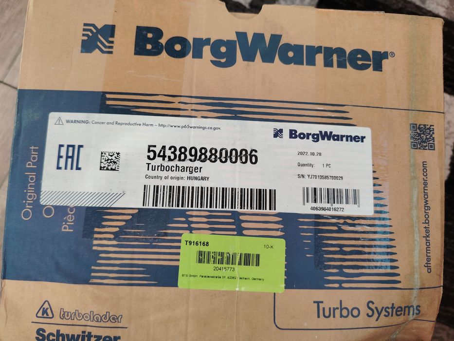 Turbina scenic 3 1.5 dci