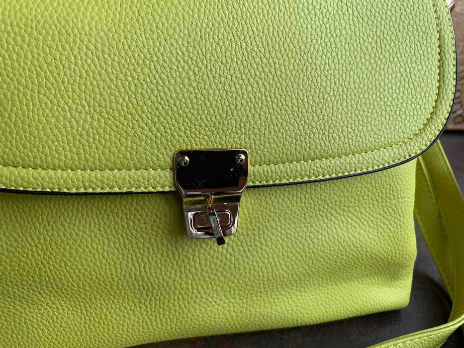 дамска чанта,кожена раница Нова!