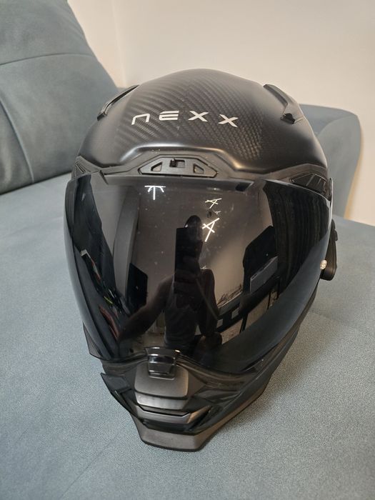 Casca NEXX carbon, cu intercom inclus, marime M