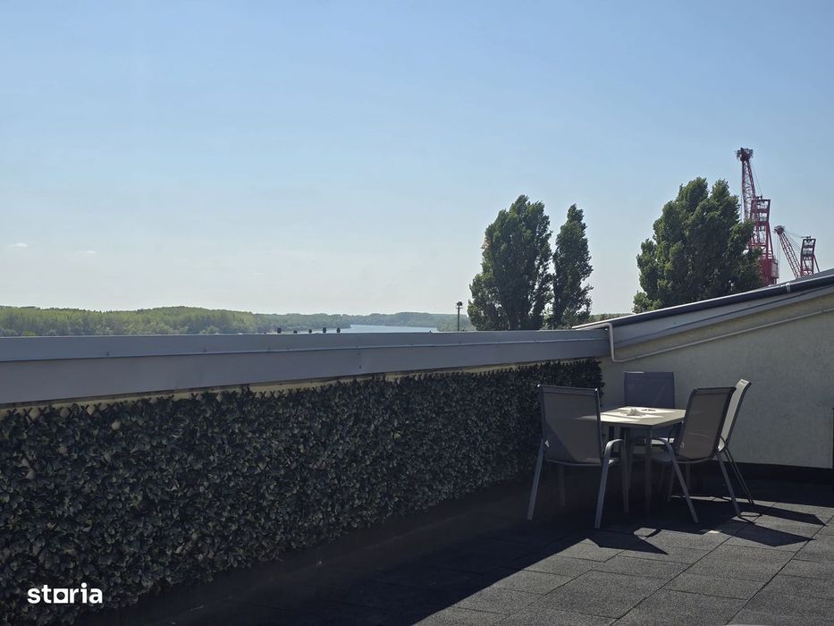 Penthouses cu vedere catre Dunare cu Terasa 60 mp, Utilitati incluse