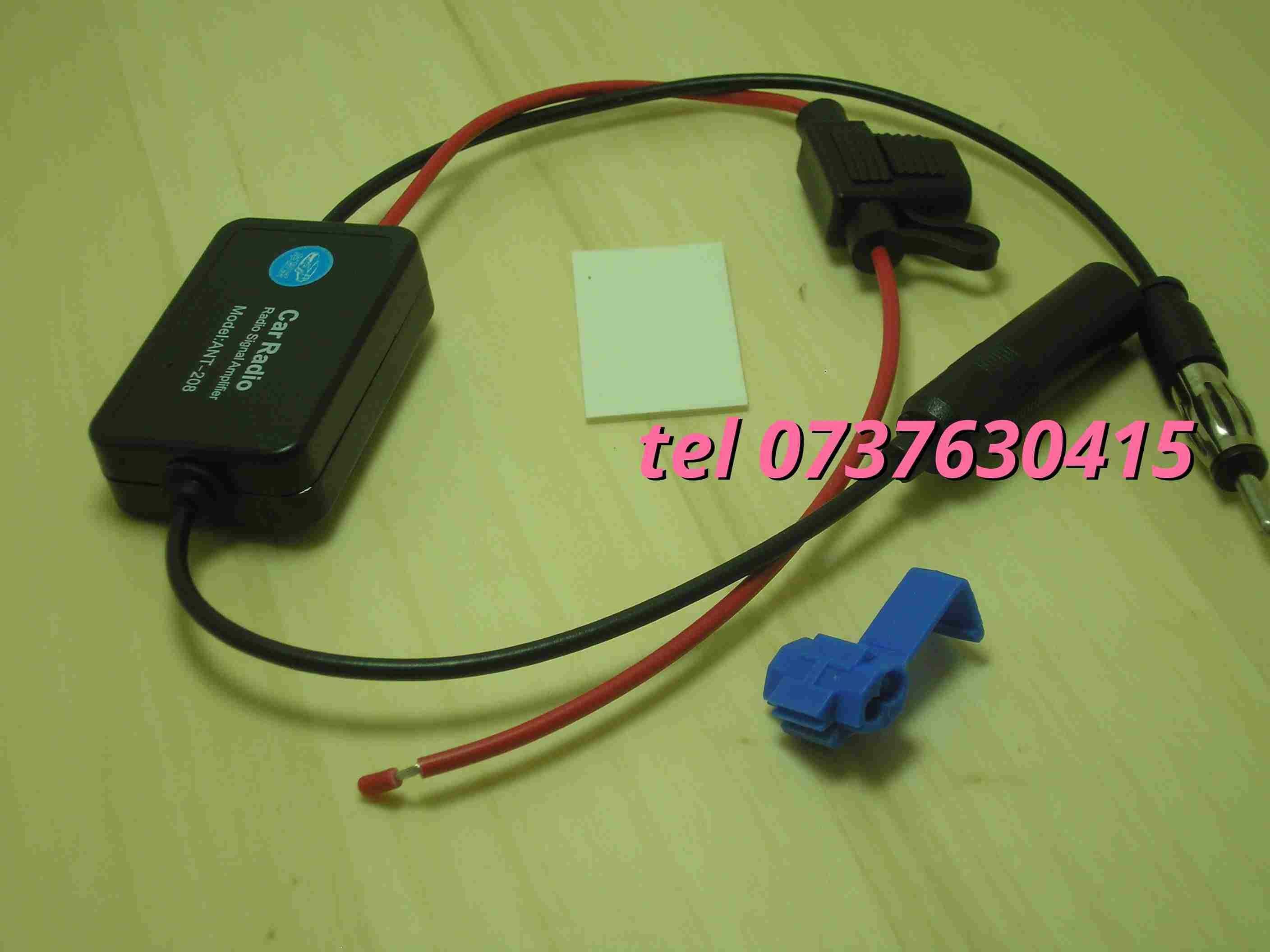 Amplificator Pentru Semnal Antena Radio Auto Camioane Etc Fm 12v