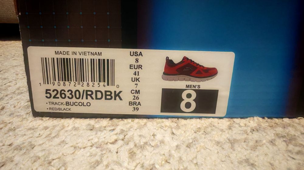 Adidasi Skechers rosu 41