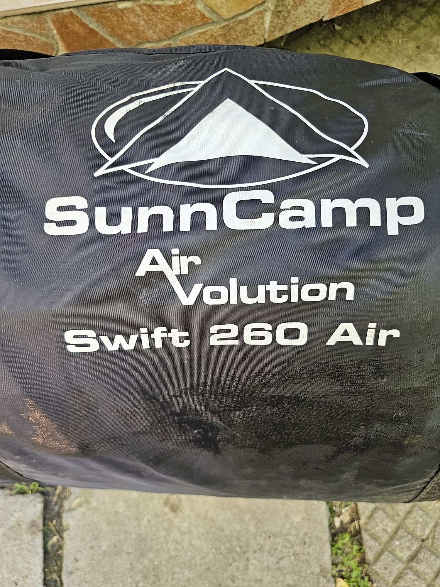 Надуваем форселт Sunncamp Airvolution 260
