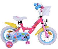 Bicicleta pentru fete Peppa Pig, 12 inch, culoare Roz, frana de mana f