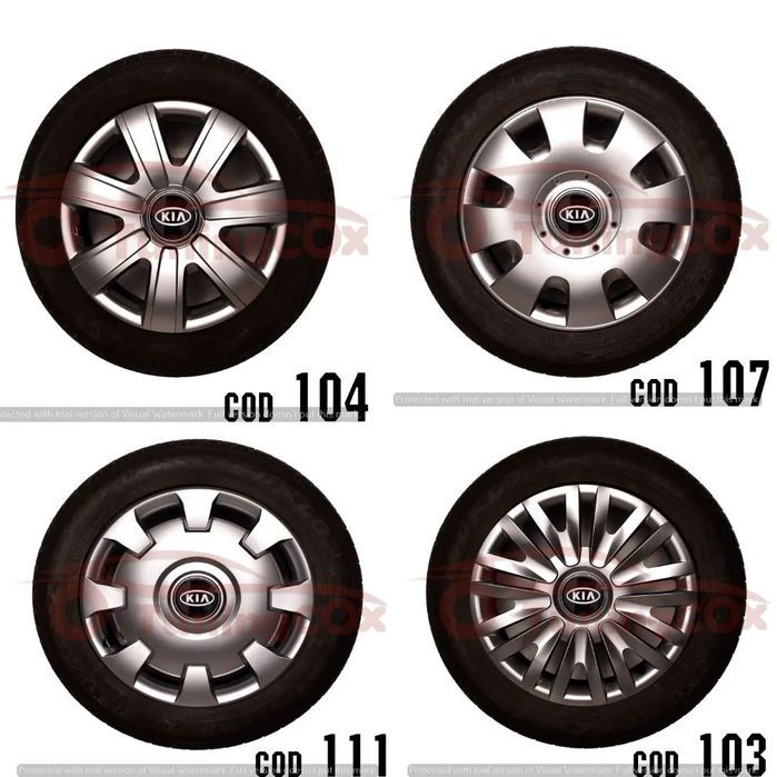 capace roti kia r13  la set de 4 buc ,capace janata aliaj