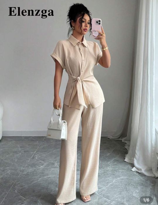 Дамски елегантен сет от две части