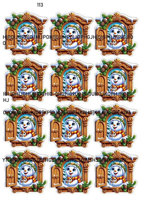 Принтове за торти, сладки, бисквитки, за Коледа и Нова година и други