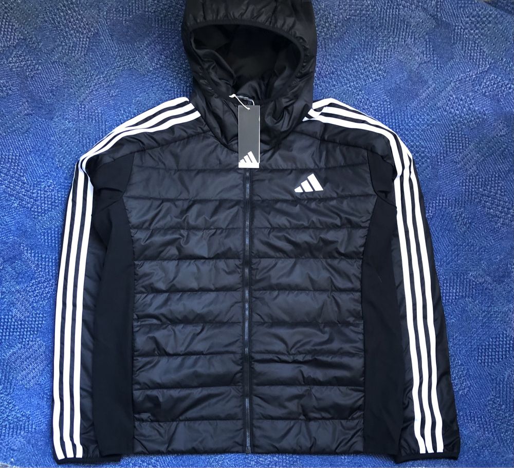 Adidas Essentials 3-Stripes Insulation Hybrid Jacket ОРИГИНАЛ - L и XL