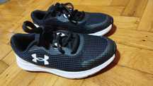 Under Armour, Pantofi alergare Surge 3, Negru, Alb, 38