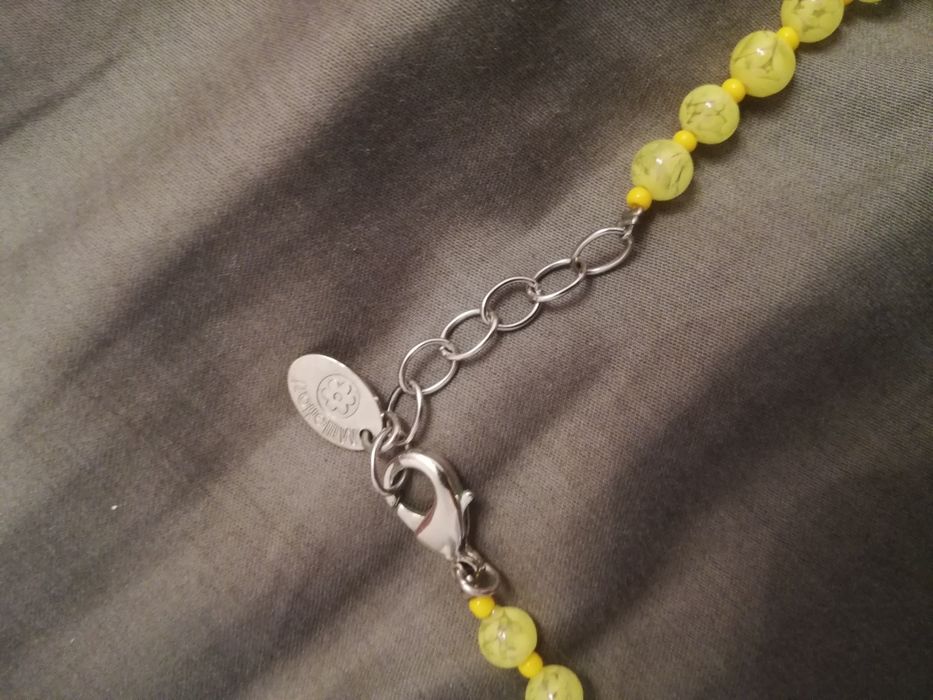 Vand set colier Millefiori, pret 100 lei