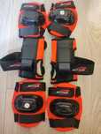 Set 3 perechi protecții role, skate, trotinete