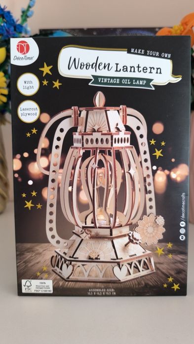 Puzzle 3D din lemn iluminate - diferite modele