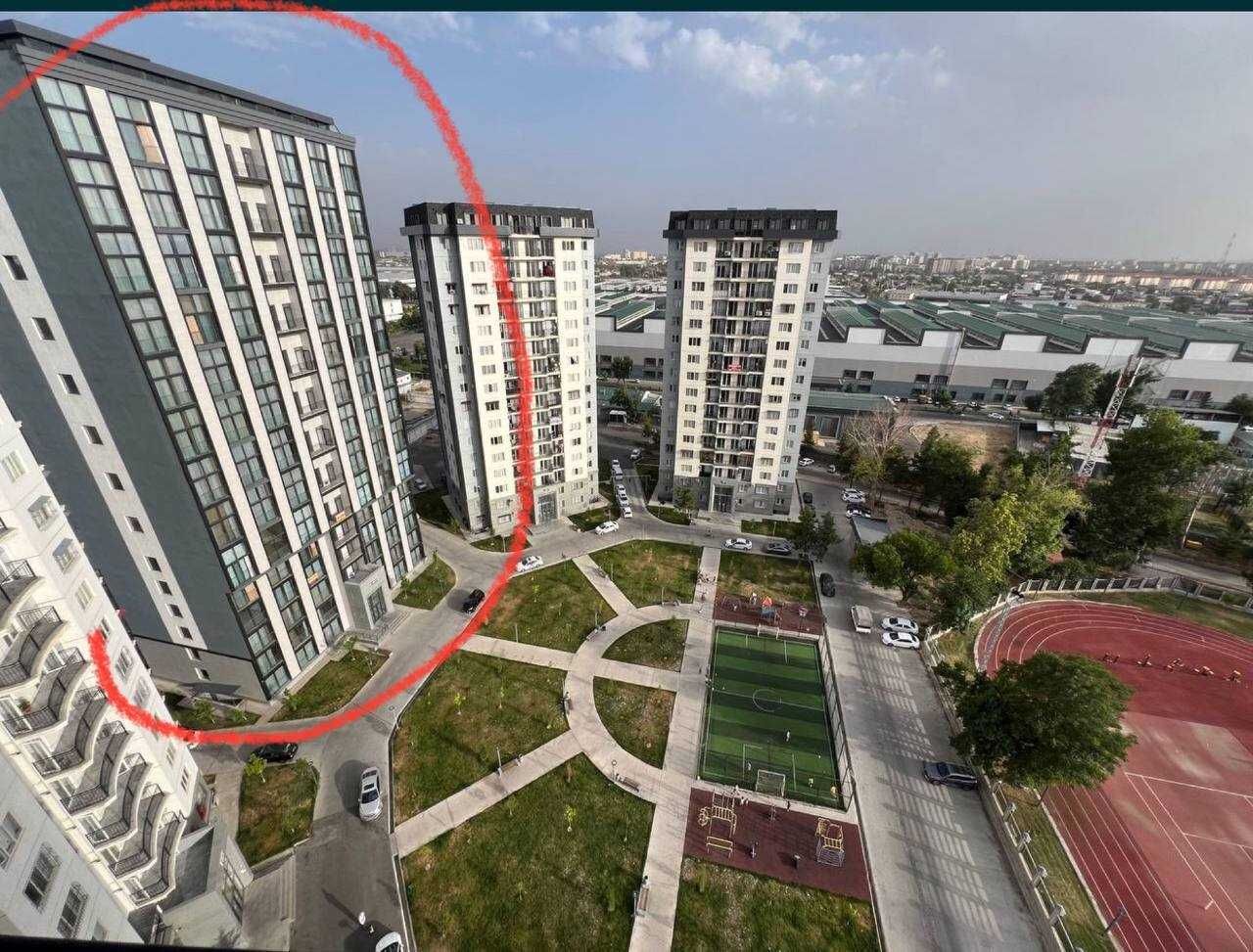 Сдается двухуровневая квартира с панорамным видом на город
