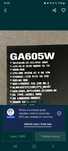 Leptop assus GA605W