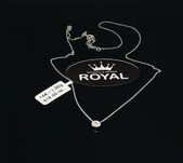 Bijuteria Royal lant din aur alb 14k 1.55 gr