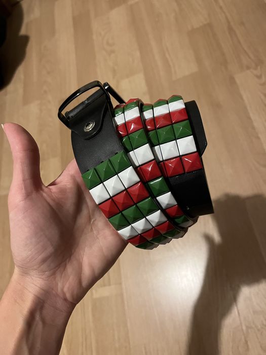 Колан бяло-зелено-червено