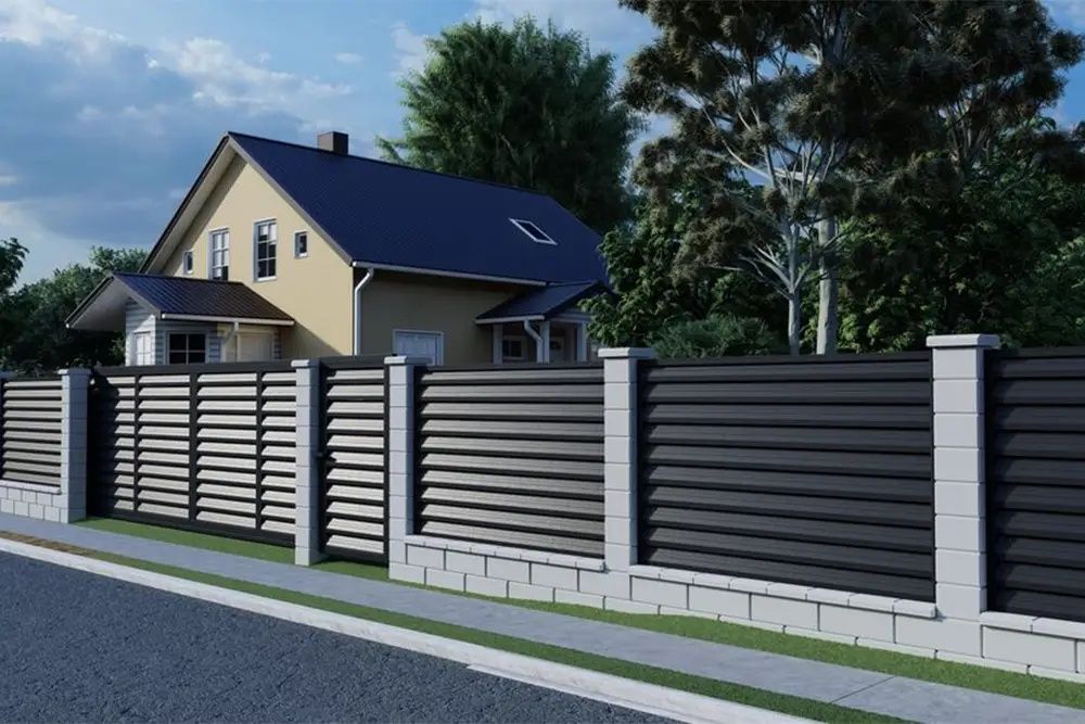 Construim la comanda dvs. garduri si porti din:
- panouri stil jaluzea