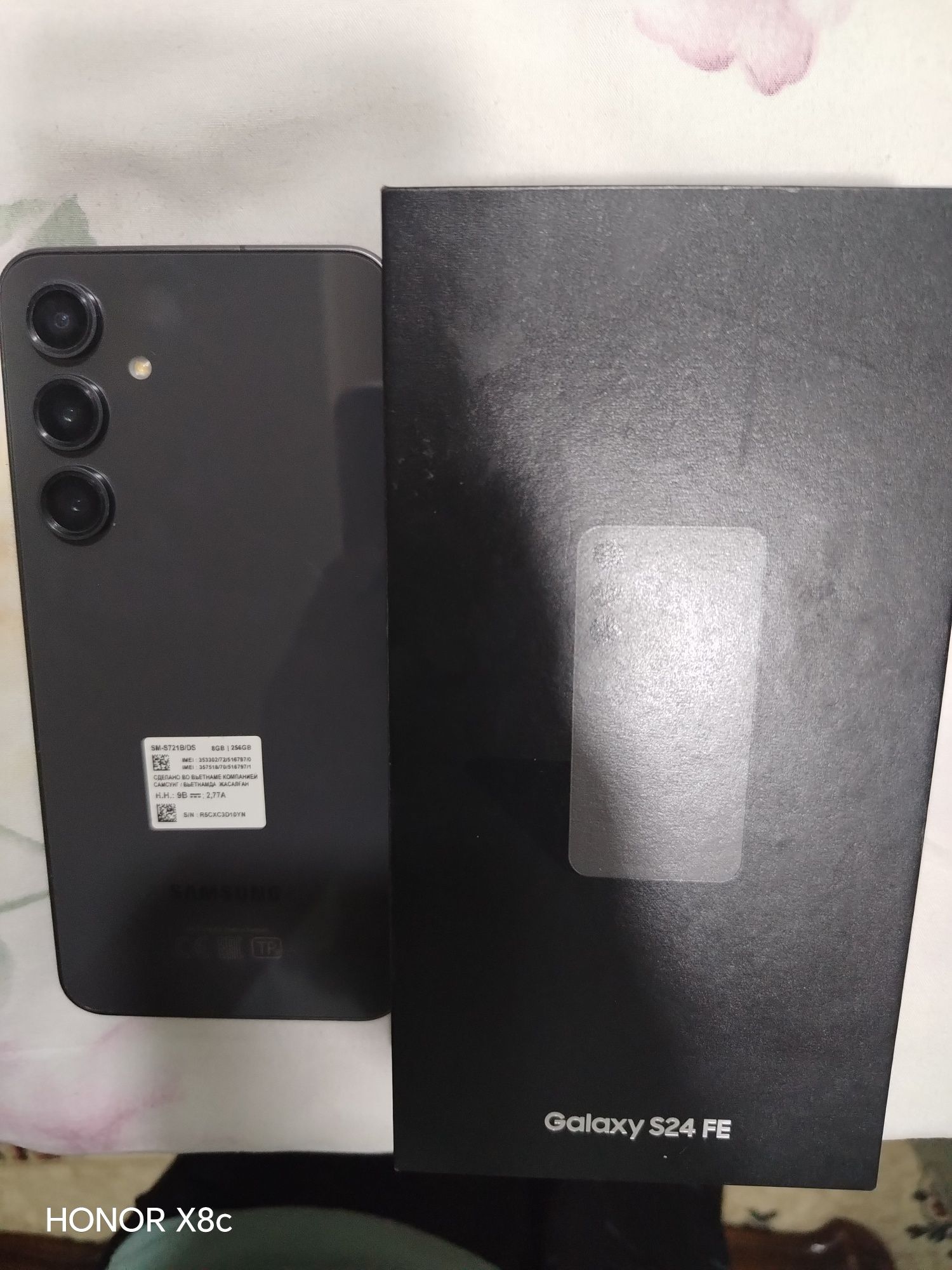 Samsung s24 Fe 256Gb xotira