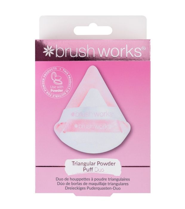 Гъби за грим, пудра Brushworks Limited Edition Triangular Powder Puff