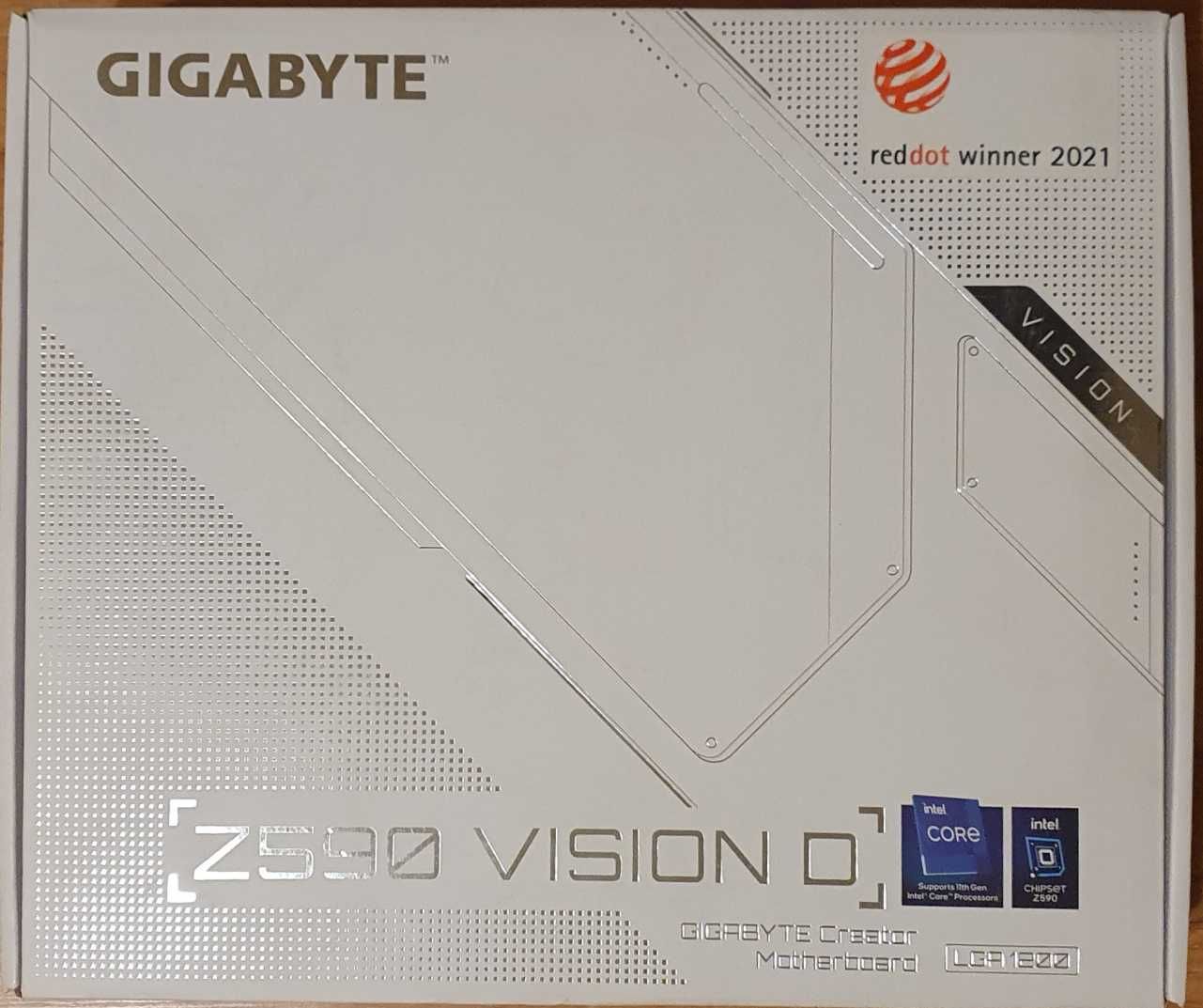 Продавам гаранционна дънна платка Gigabyte Z590 Vision D