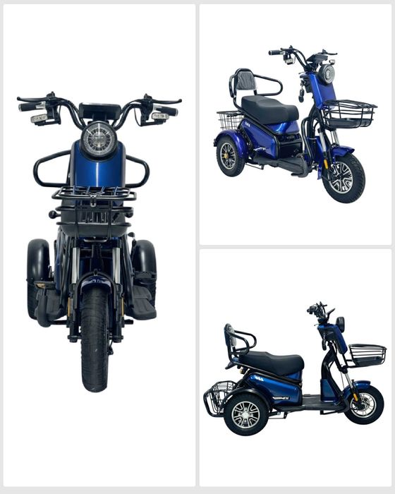 Tricicleta 100% electrica mobilitate FARA PERMIS! Garantie -23% BF nou