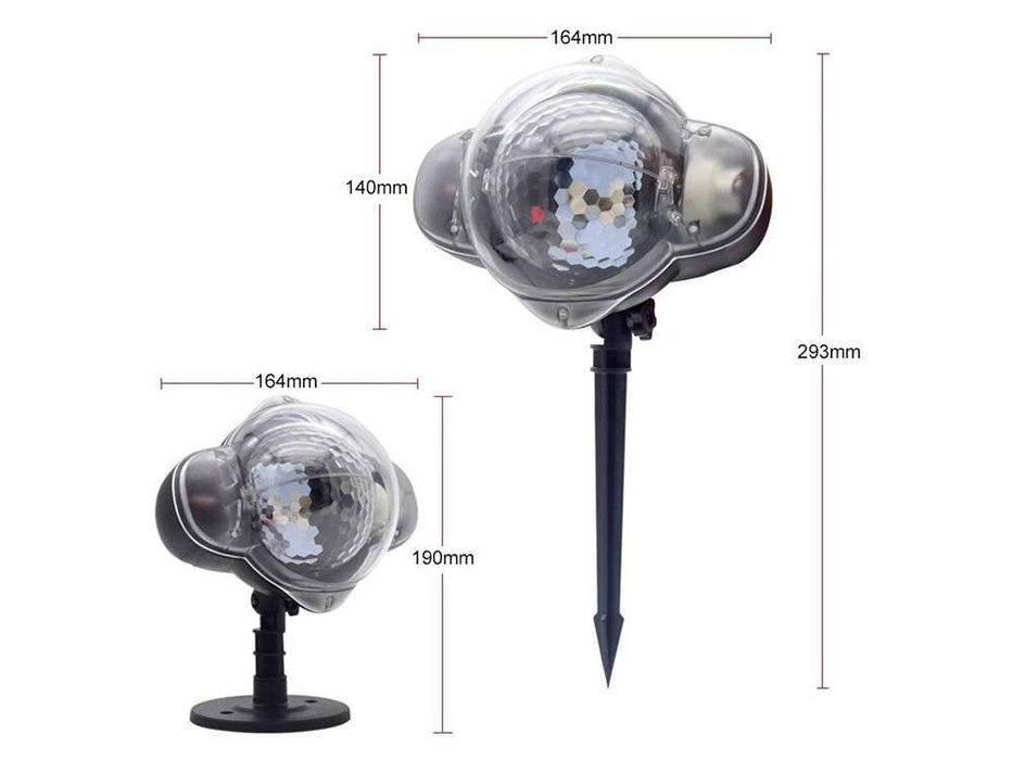 Лазерен проектор за декор падащ сняг, LED, snow fall ефекти, снежинки