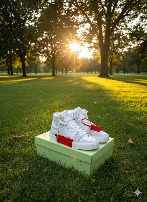 Adidasi OFF White Court 3.0 - Adidasi Piele Naturala - Premium