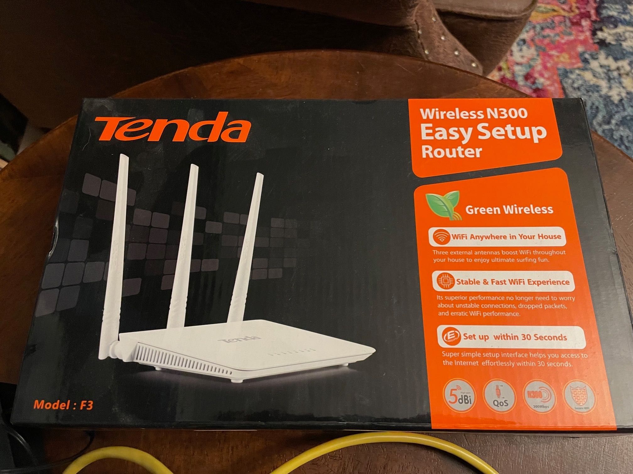 TENDA Wireless N300 Easy Setup ROUTER