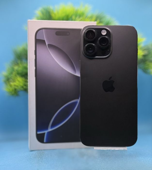 ГАРАНЦИОНЕН!!! Apple iPhone 16 Pro Max, 256GB, 5G, Black Titanium
