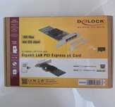 Placa de retea Delock 89946, PCI Express x4 - 4 x RJ45