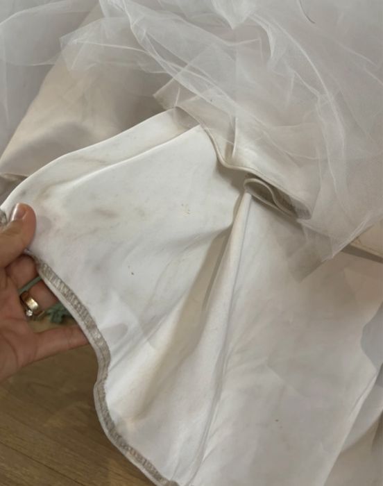 Rochie de mireasă + crinolină + voalu Mărime xs