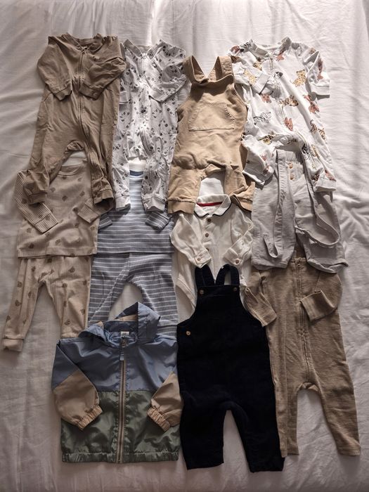 Geaca, pijamale, pantaloni, salopete H&M, Reserved si Marks & Spencer