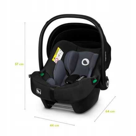 Детско столче за кола Lionelo Astrid i-Size, 0-13 кг, Black Grey