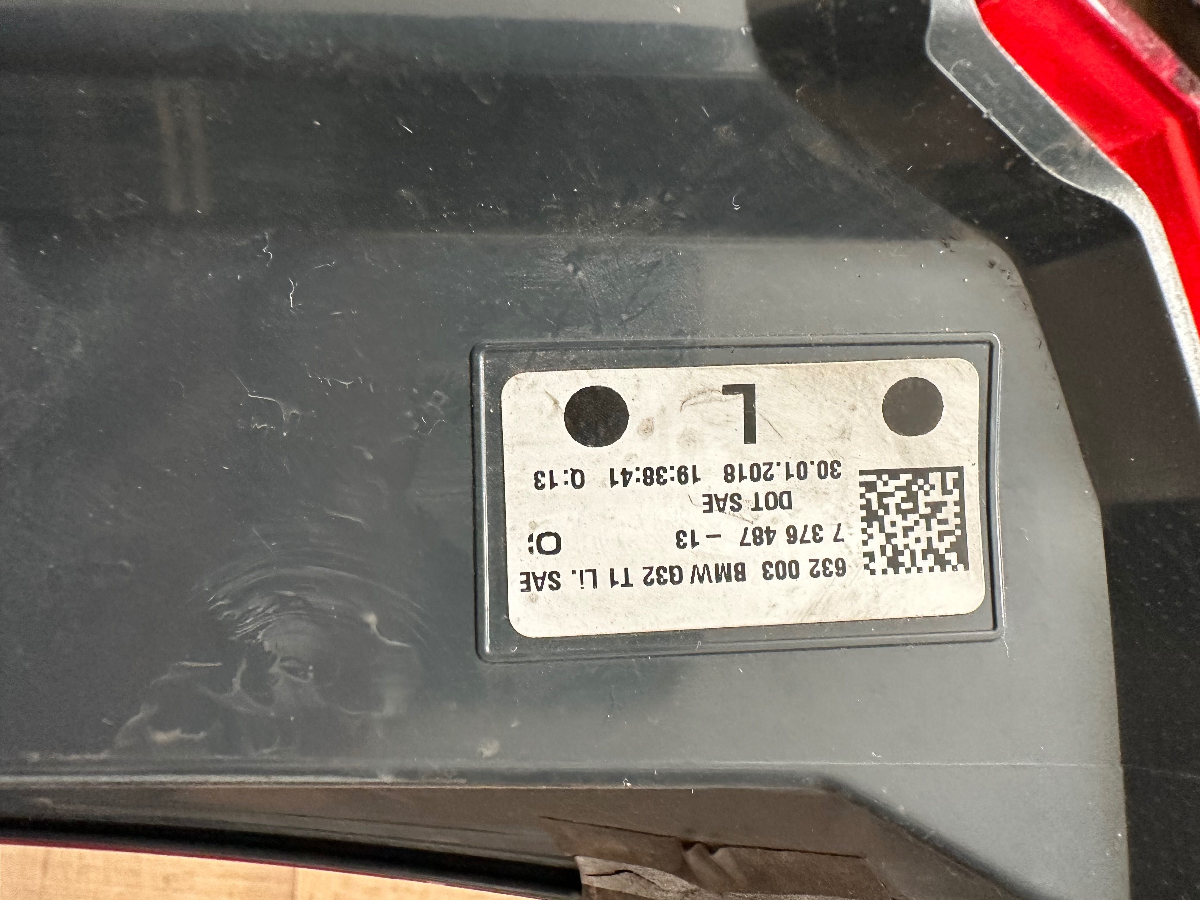 Стопове BMW 6GT G32