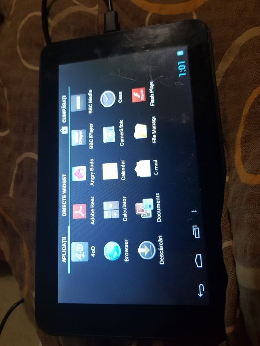 Doar 20 Lei. Tableta android. Ecran bun. Baterie defecta. In Iasi.