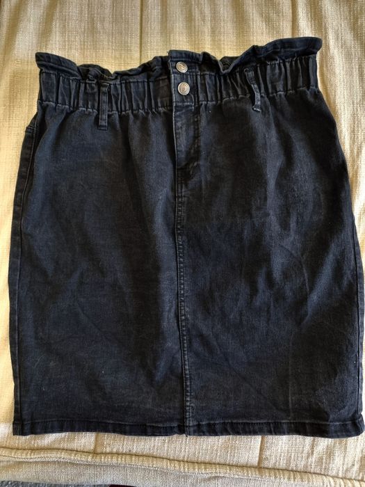 Fusta Xl neagra de blugi