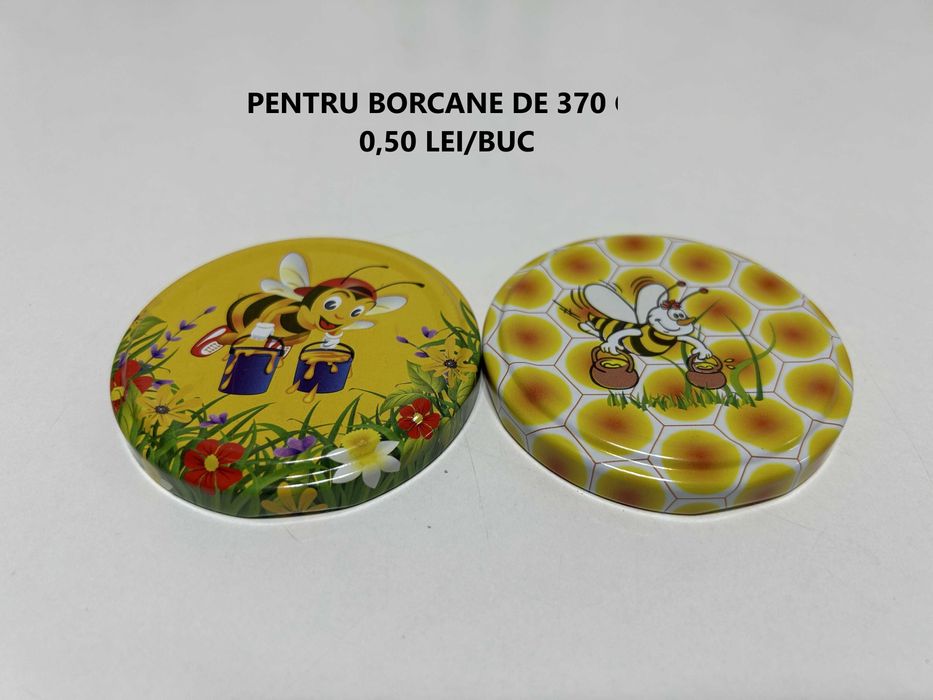 Capace pentru borcane de 370 cl (D66) si pentru 720 cl (D82)