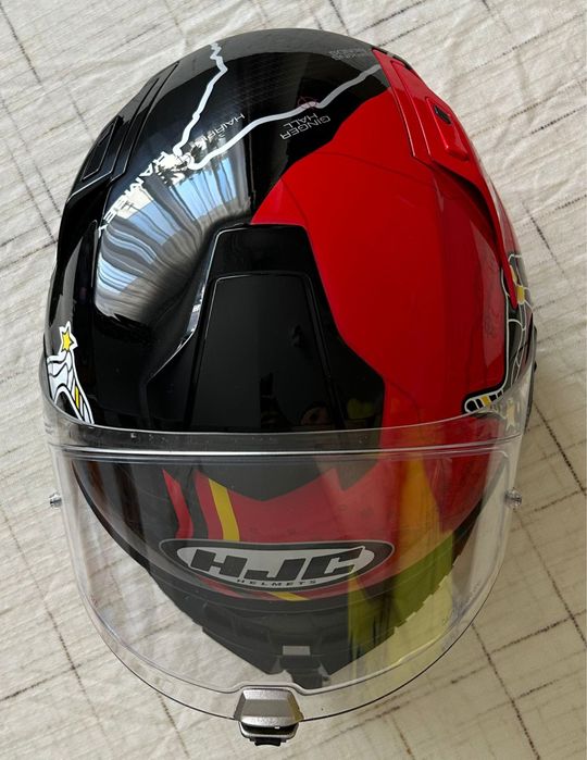Vând cască moto HJC RPHA 70 Isle of Man