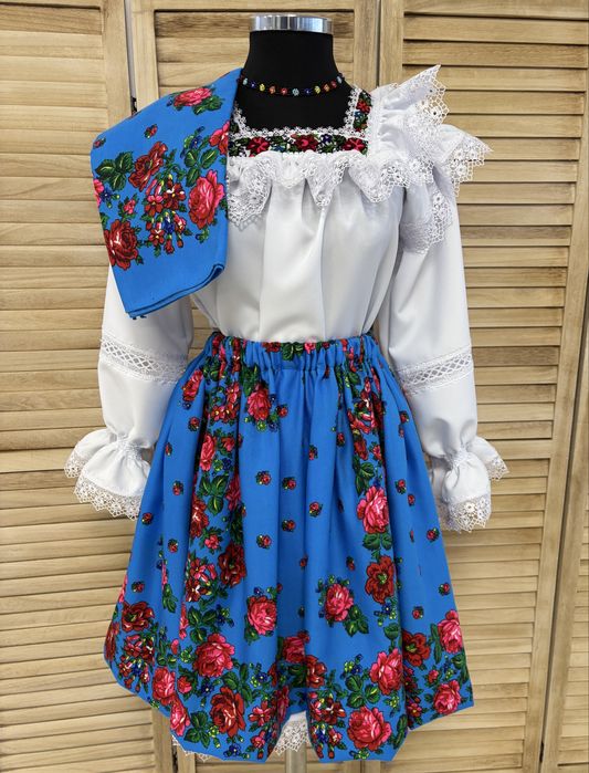 Set complet costum traditional de Maramures pentru femei