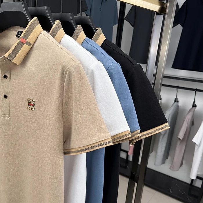 Мъжка тениска с якичка