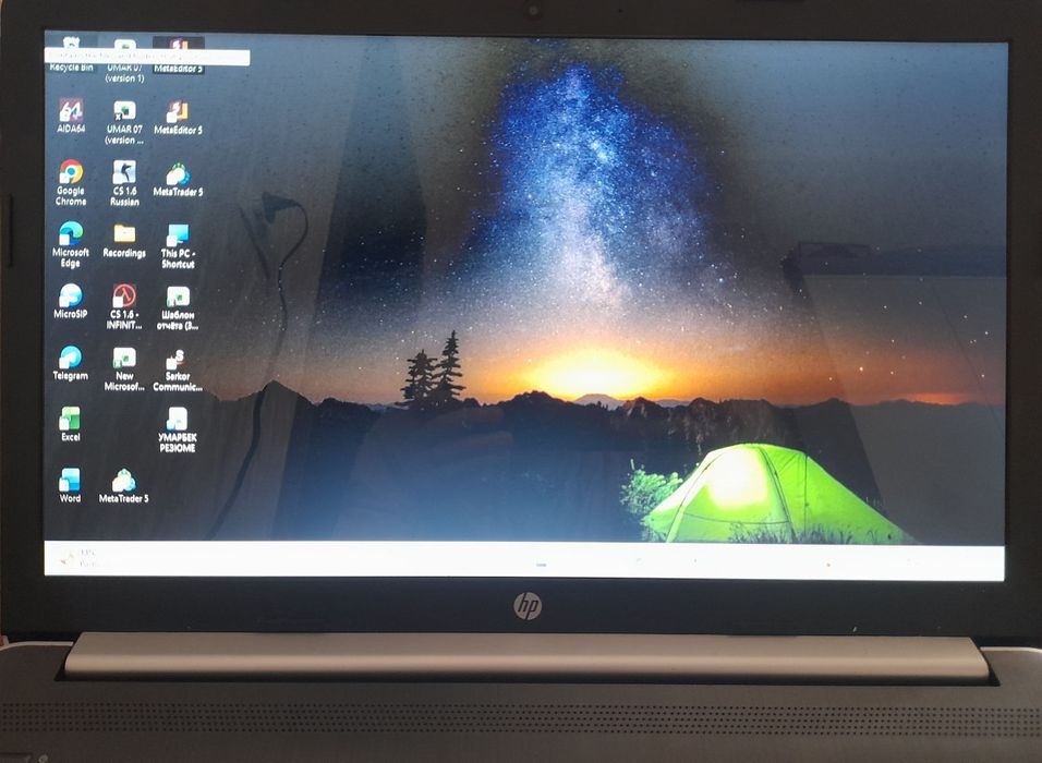 hp notebook xolati o'rtacha