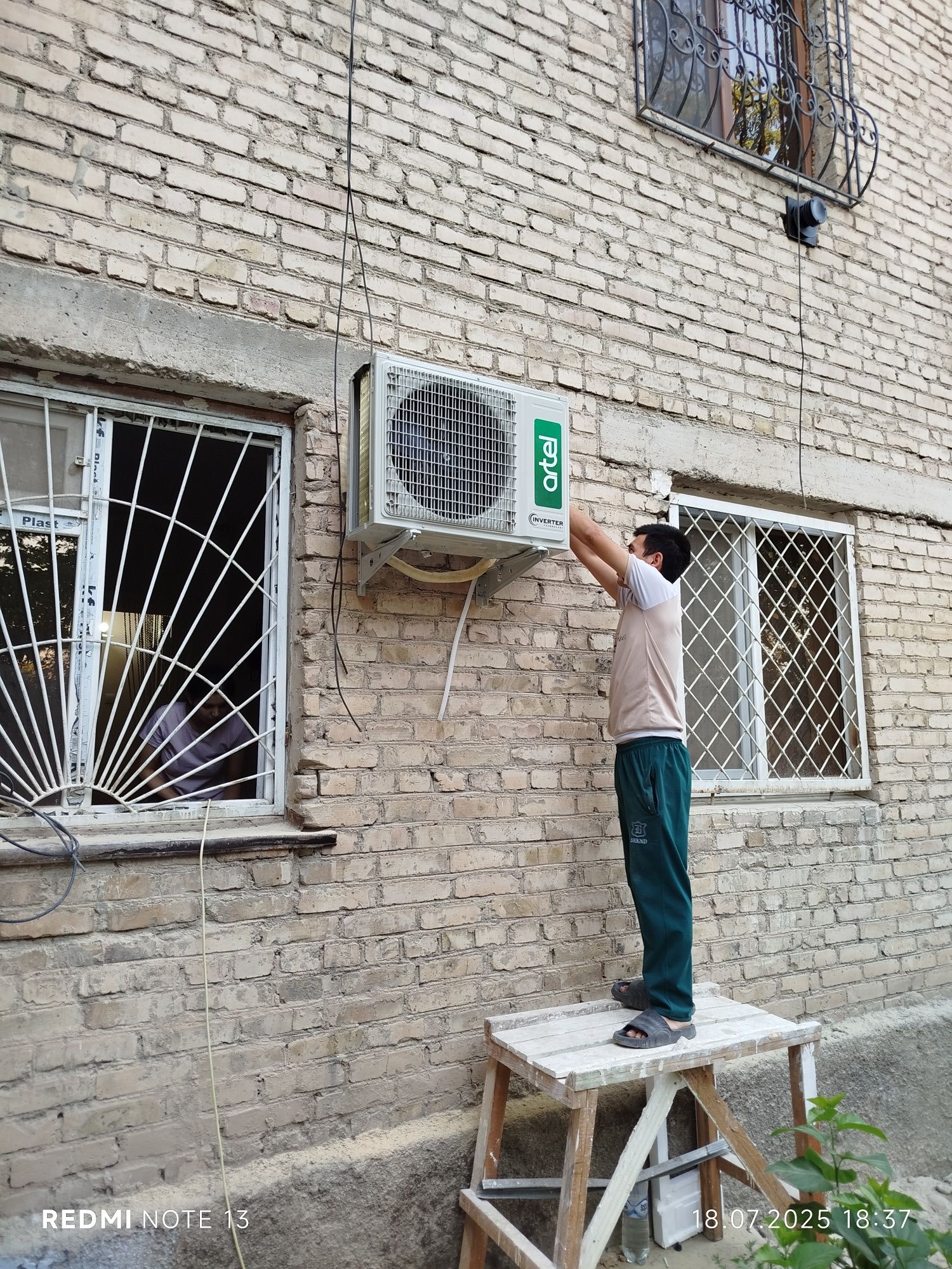Установка кондиционера