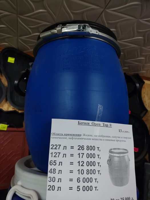 Бочки для пищевых продуктов